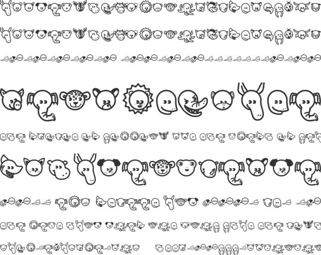 Garanimals font preview