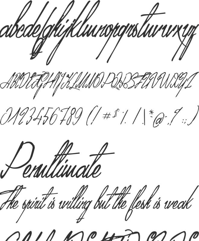 Mr Fisherman and the Shoemaker font preview