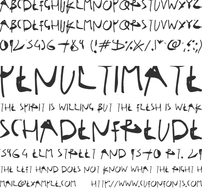 Single Stroke Inks font preview