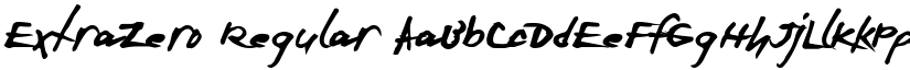 ExtraZero font download