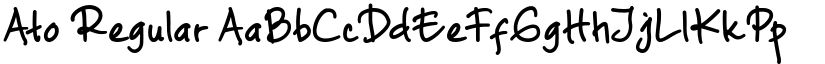 Ato Regular font