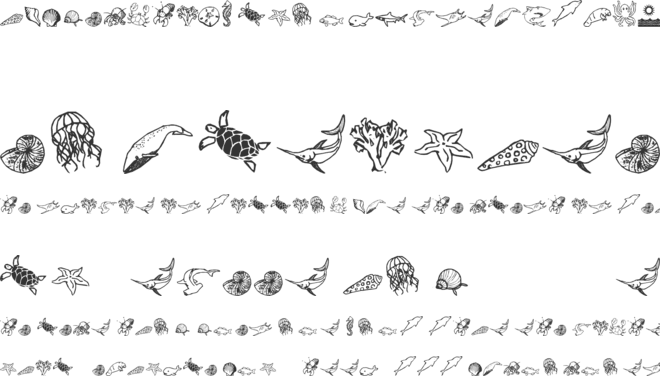 Ocean Iacy font preview