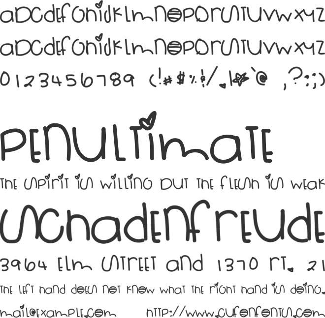 SurfBoard font preview