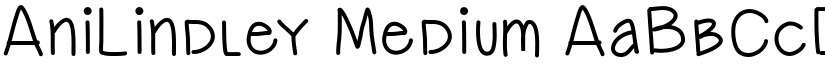 AniLindley font download