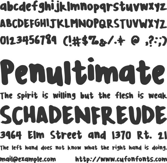 ApollosMum font preview