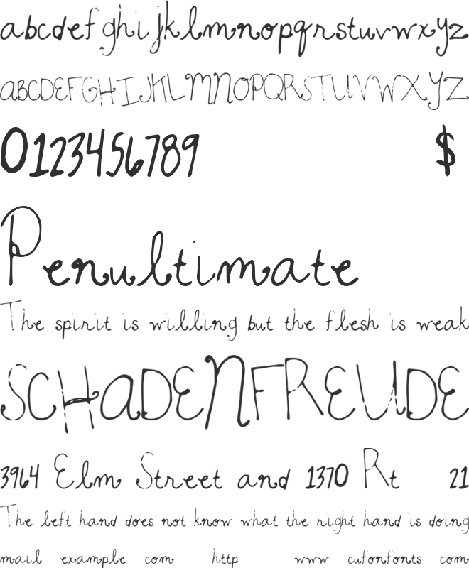 MagicBeauty font preview