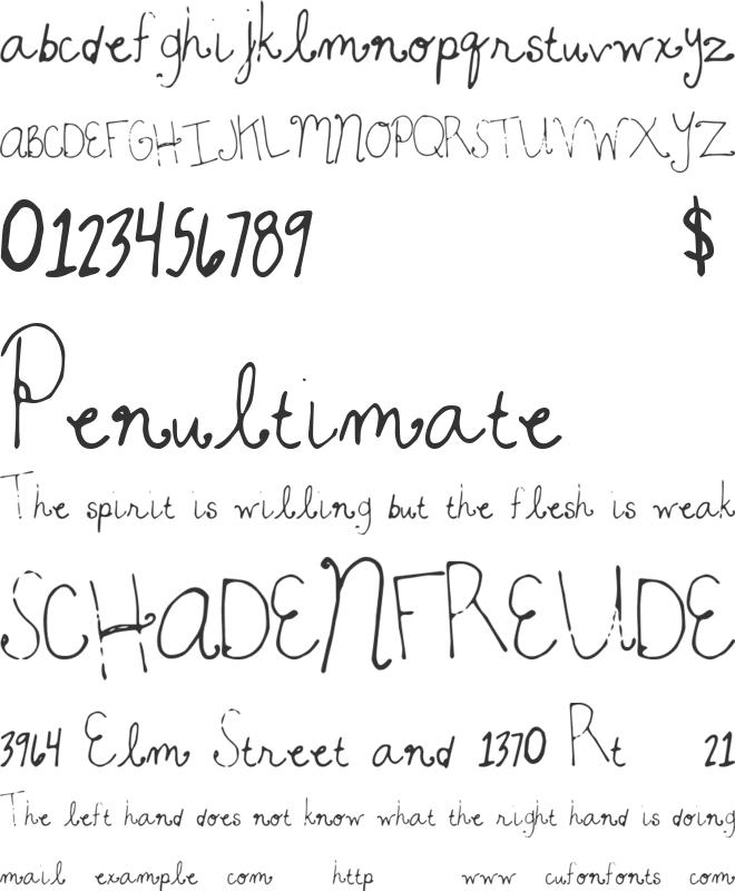 MagicBeauty font preview