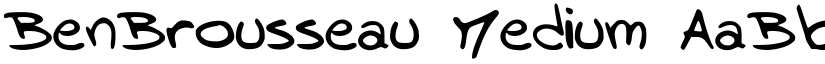 BenBrousseau font download