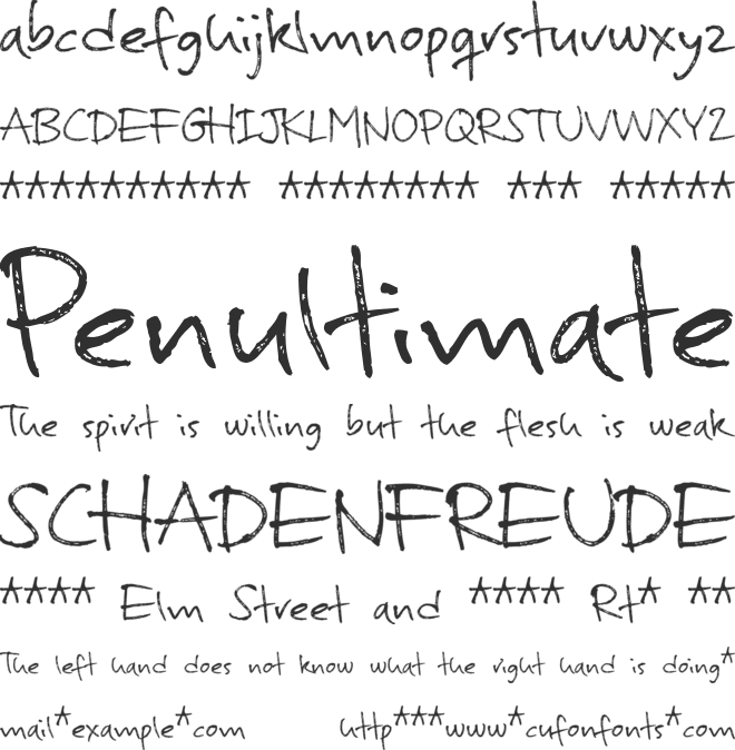 Murbia DEMO font preview