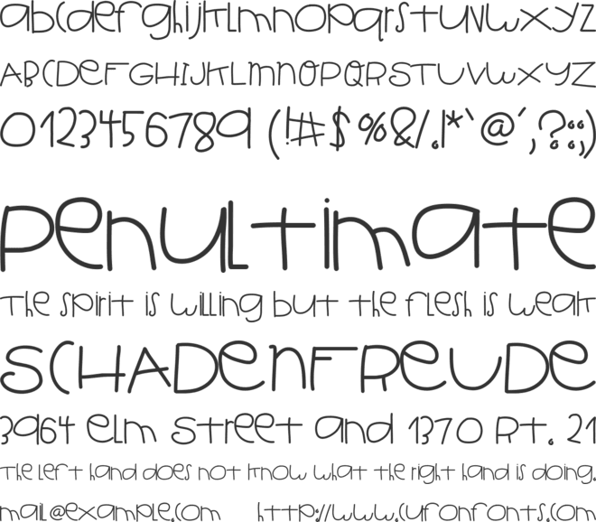 HelloIsh font preview