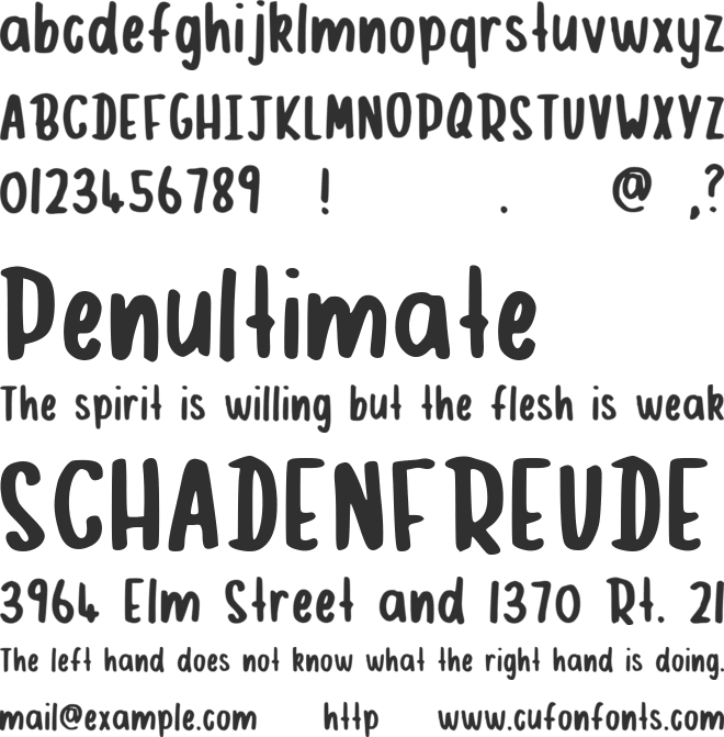 Fishermills font preview