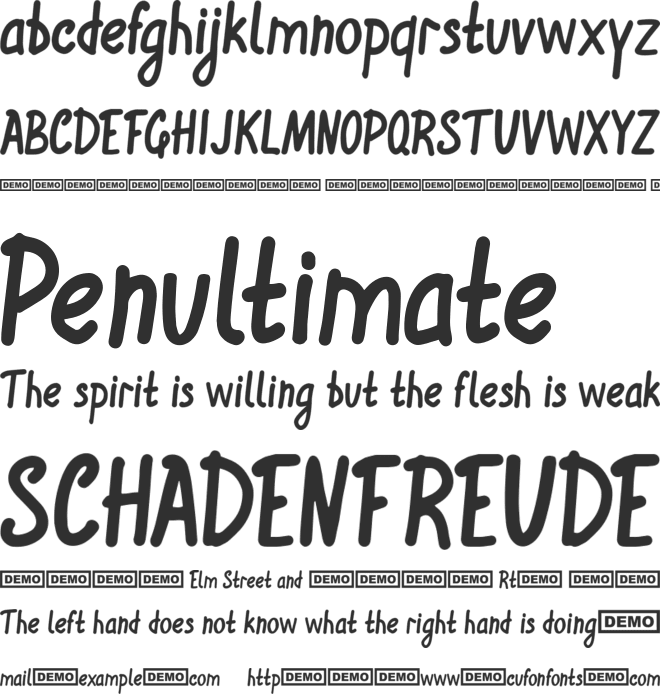 Winflo font preview