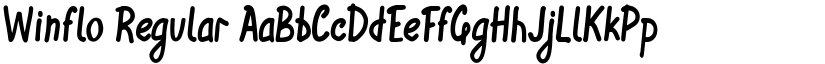 Winflo Regular font