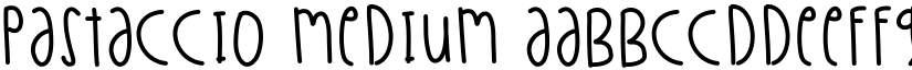 Pastaccio font download