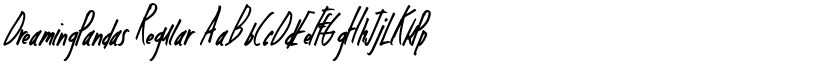 DreamingPandas Regular font
