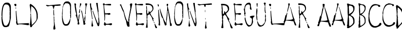 Old Towne Vermont Regular font
