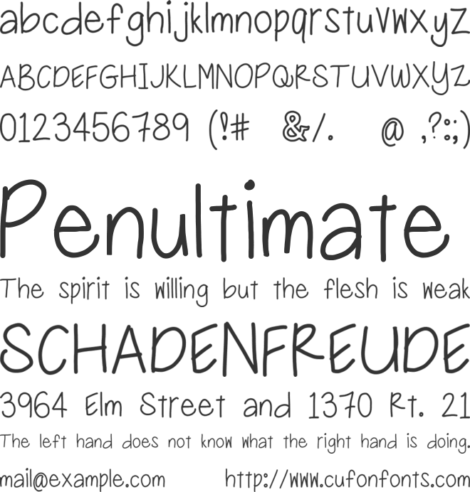 Mister Beek font preview