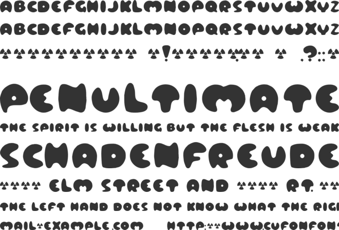 Lard! font preview