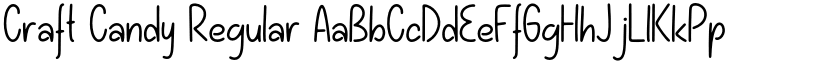 Craft Candy Regular font