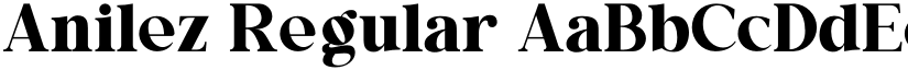 Anilez Regular font