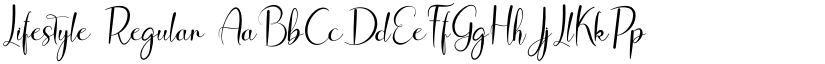 Lifestyle Regular font