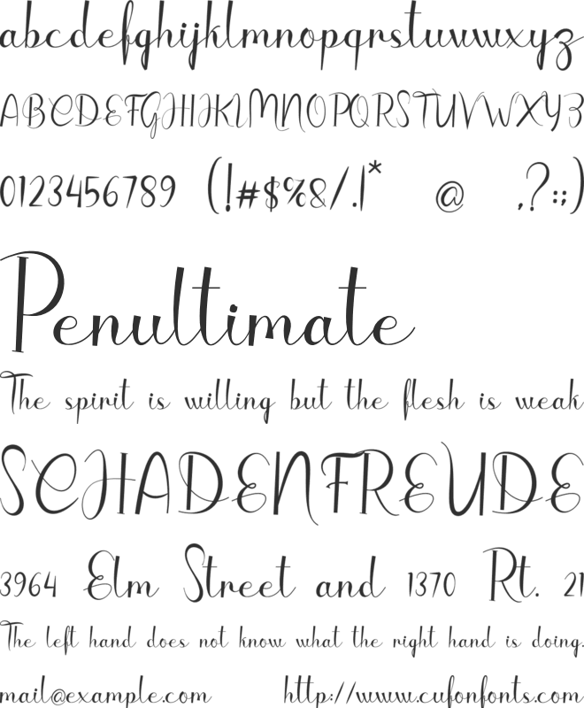 Hello Too font preview