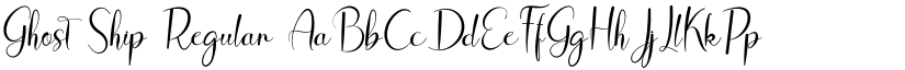 Ghost Ship Regular font