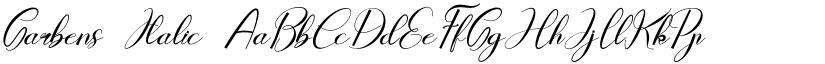 Garbens font download