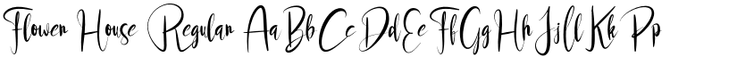 Flower House Regular font