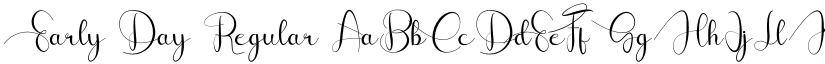 Early Day Regular font