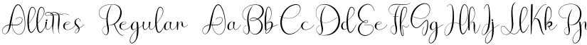 Allittes font download