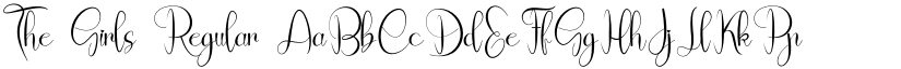 The Girls font download