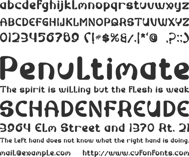 I Like Bee font preview