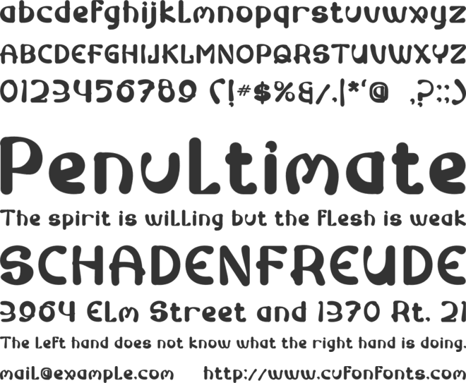 I Like Bee font preview