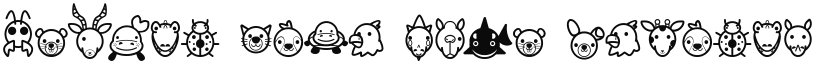 Animal Cute Icon font download