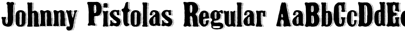 Johnny Pistolas Regular font