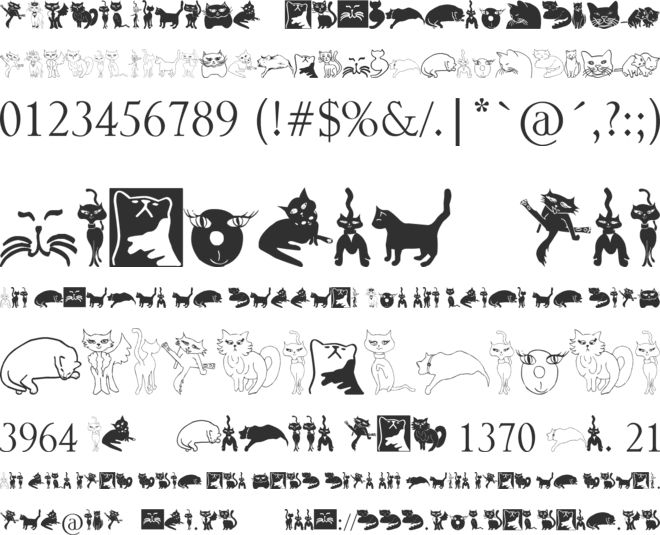 CatCrypt font preview