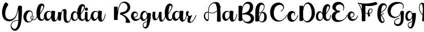 Yolandia font download