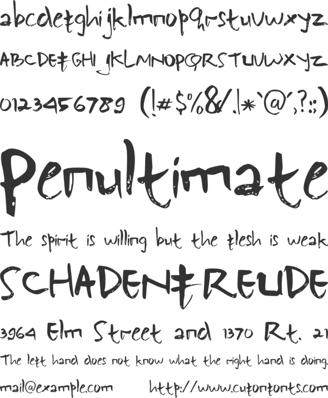 Brondes Blue font preview