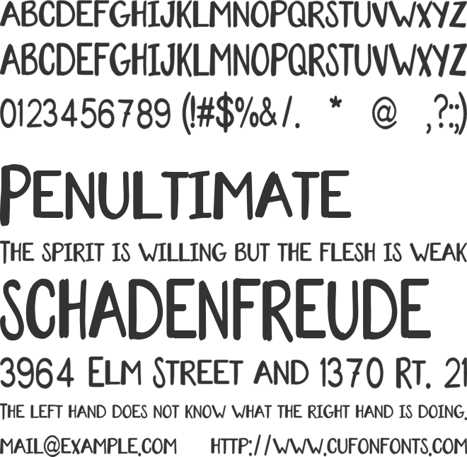 Ornamezo font preview