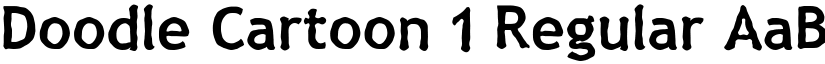Doodle Cartoon 1 Regular font