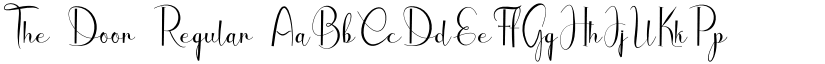 The Door Regular font