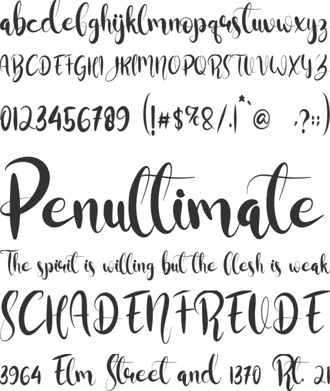 So Vots font preview