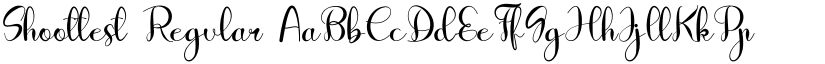 Shoottest Regular font