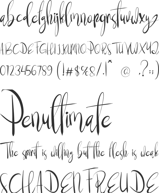 Redsea font preview
