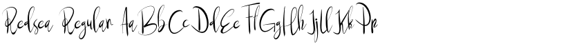Redsea Regular font