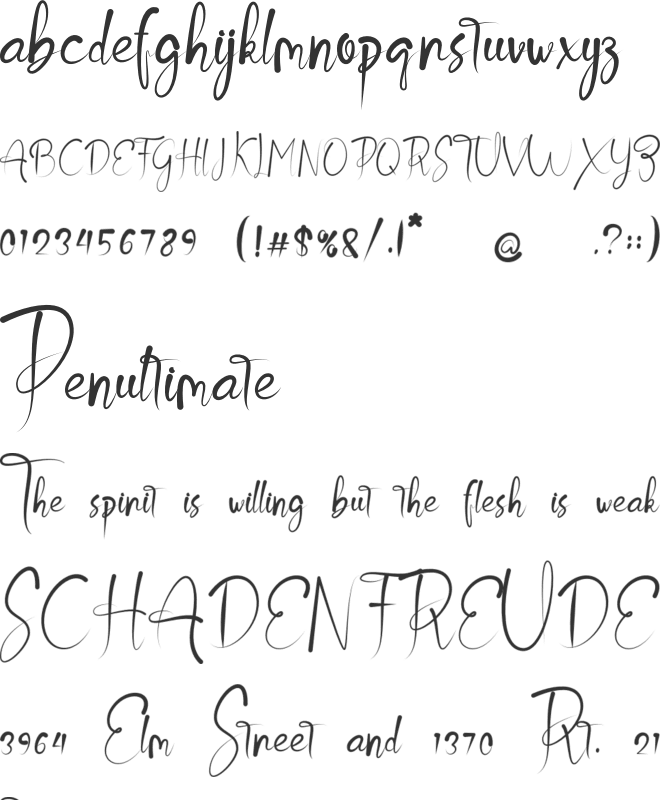 Ollivitess font preview