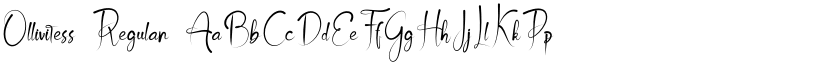 Ollivitess Regular font