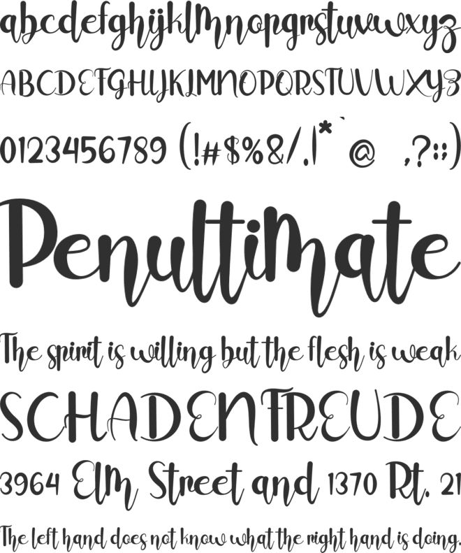 Mauload font preview
