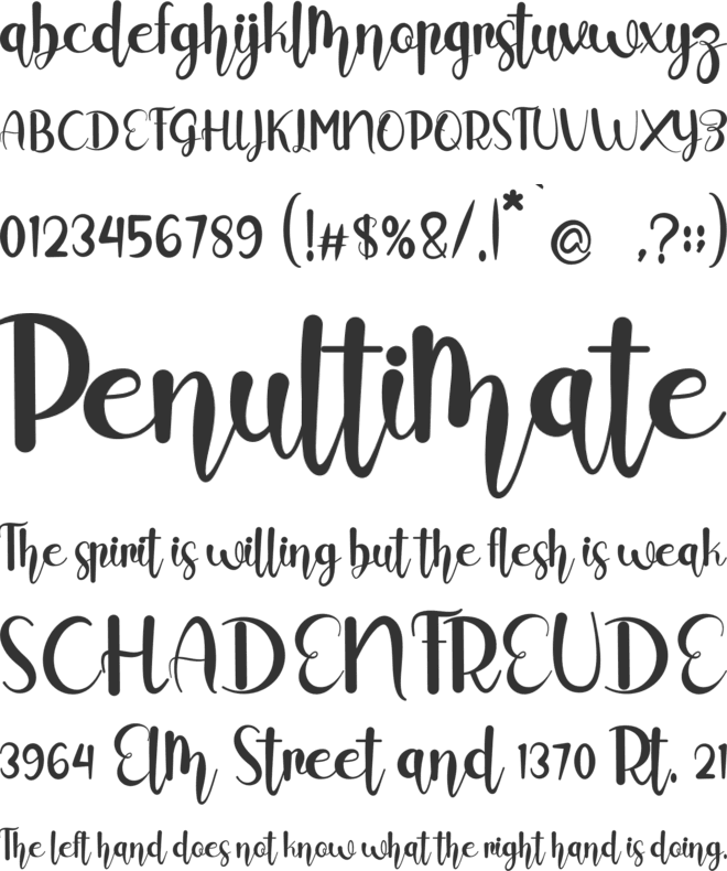 Mauload font preview